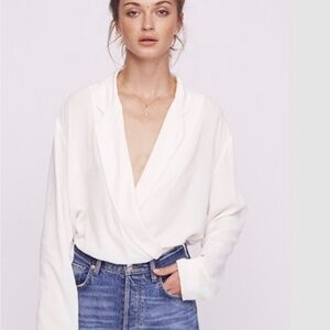 Free People Intimately free people Elsa v- neck bodysuit